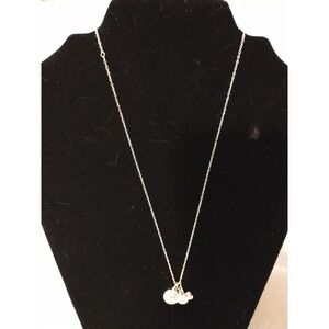 Disney Minnie Silver Plated 17 Inch Chain Necklace